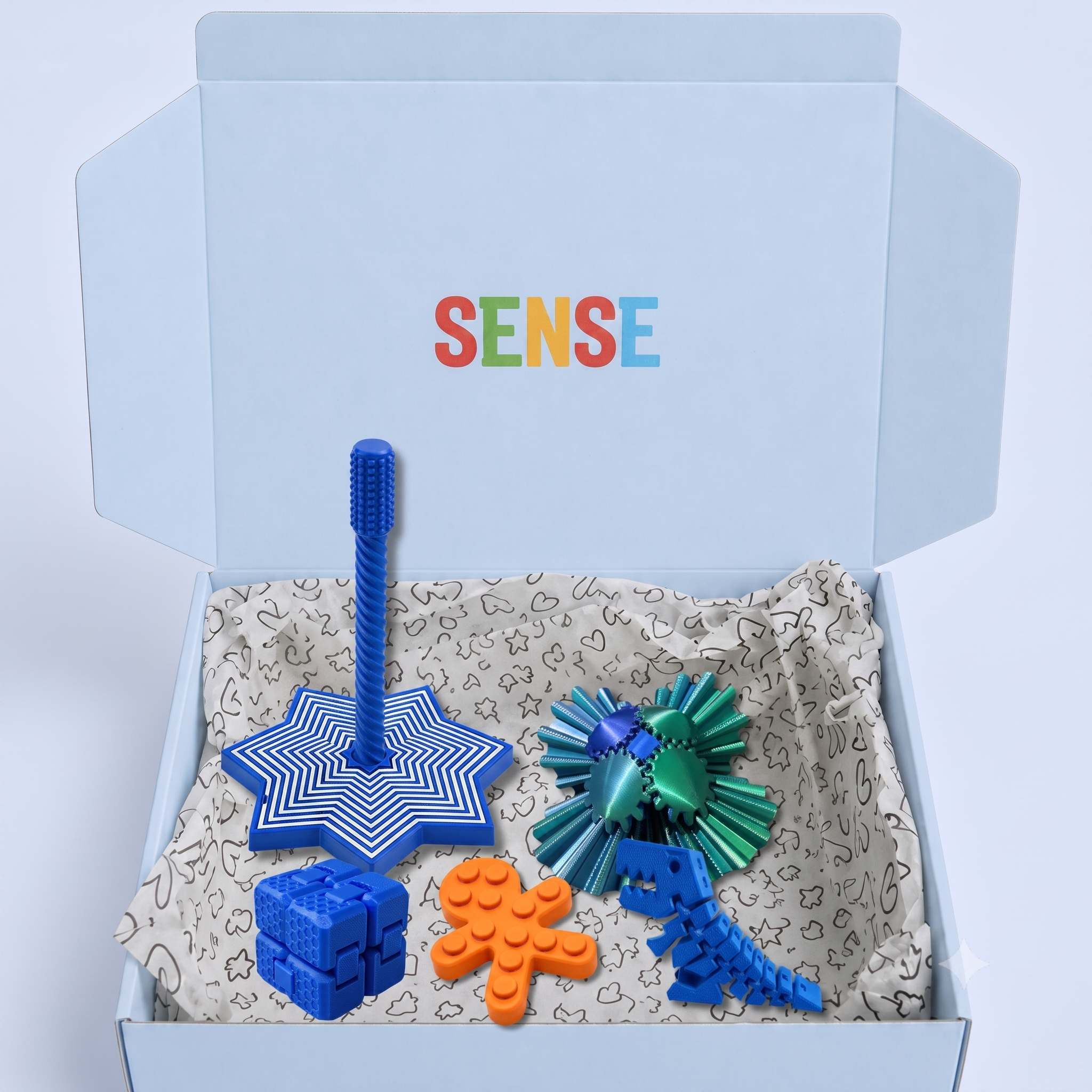 Sense Box Azul
