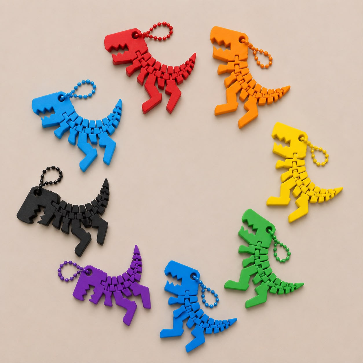 Chaveiro Dino Articulado